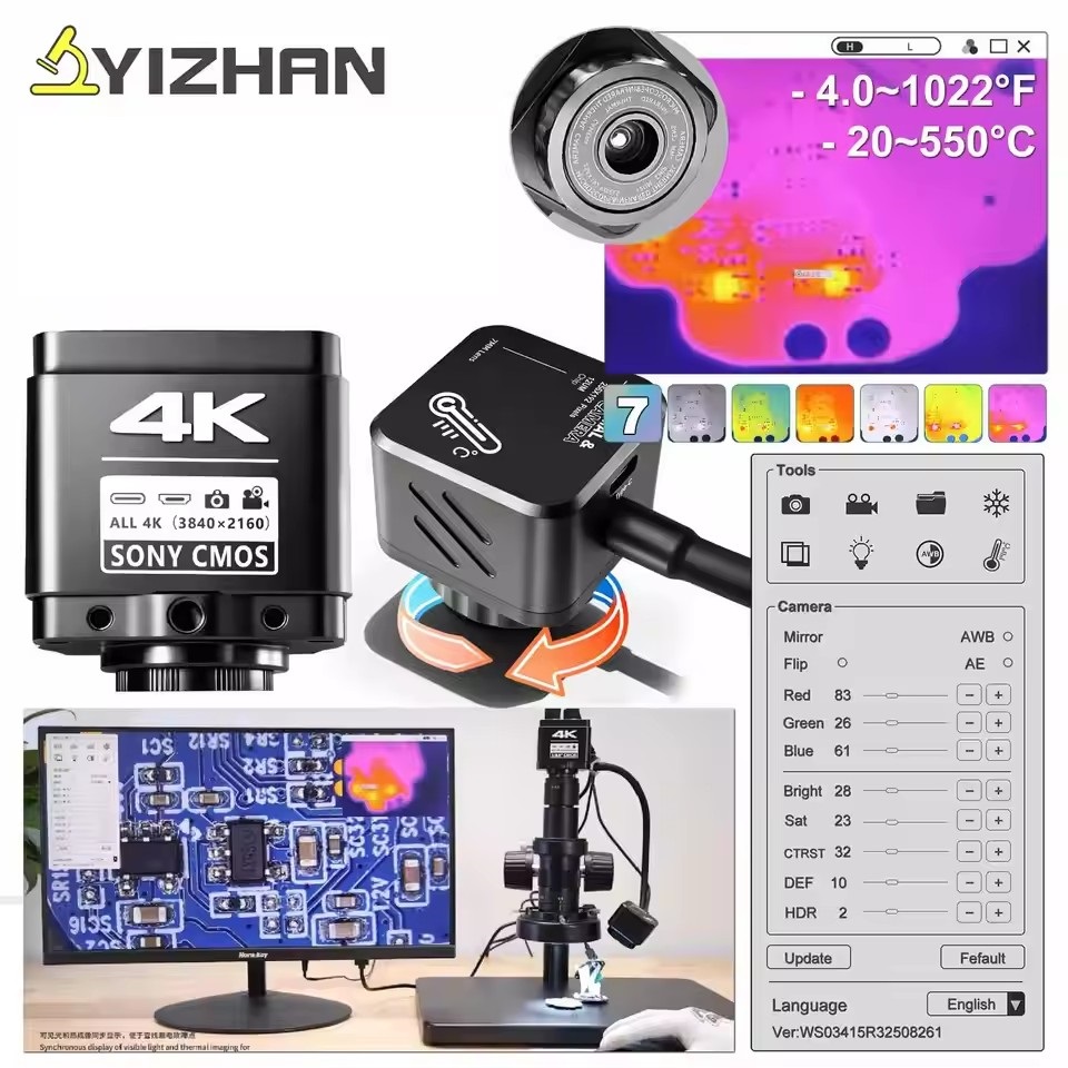 Electronics Repair Images - YIZHAN Thermal Imager 256*192 Piksel 4K